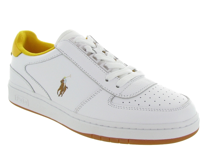 baskets et sneakers - Tendance - homme - Cuir - Blanc - Ralph lauren