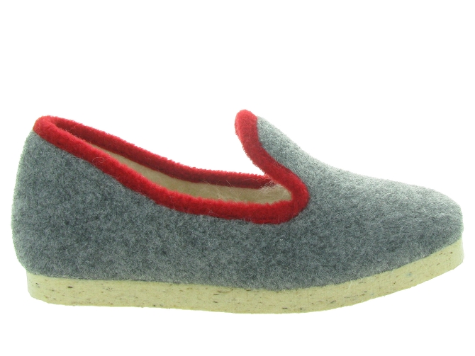 Chiceasy chaussons et pantoufles xali1 uni gris4889001_2