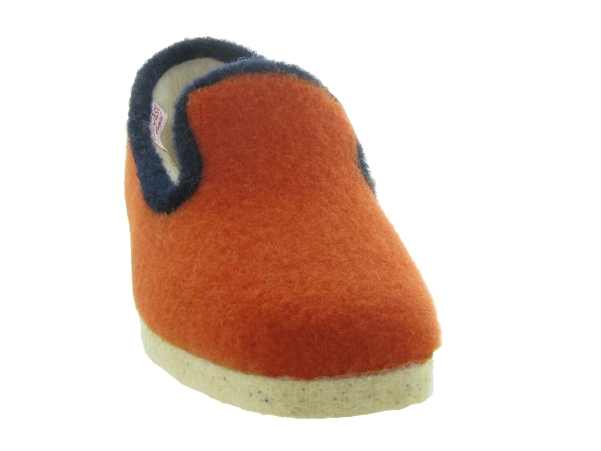 chaussons et pantoufles - Charentaise - femme - Synthétique - Orange - Chiceasy4889002_3
