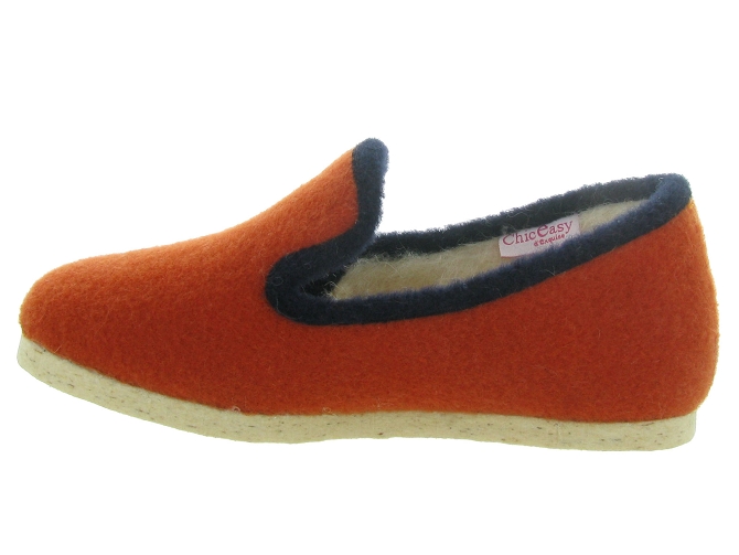 Chiceasy chaussons et pantoufles xali1 uni rouille4889002_4