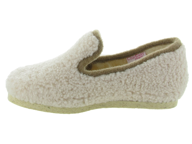 Chiceasy chaussons et pantoufles xali1 bouclettes camel4889301_4