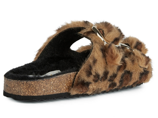 chaussons et pantoufles - Mules Sabots - femme - Synthétique - Léopard - Geox4890103_5