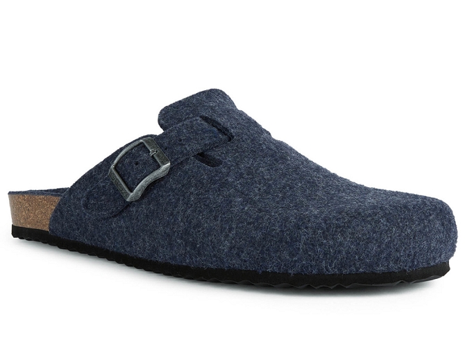 chaussons et pantoufles - Mules Sabots - homme - Synthétique - Bleu Marine - Geox