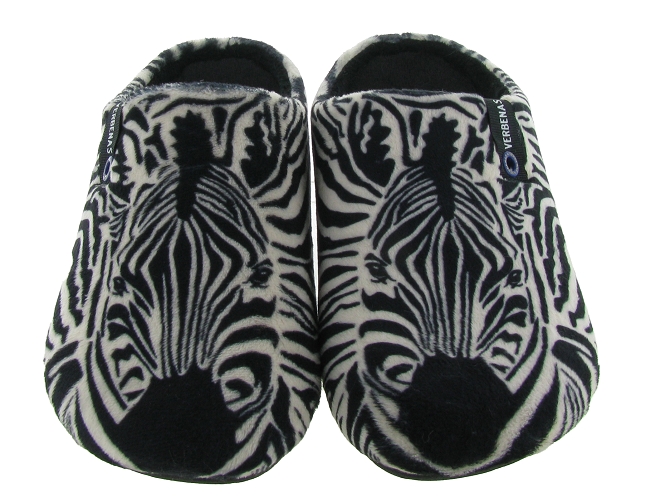 Verbenas chaussons et pantoufles york zebre zebre