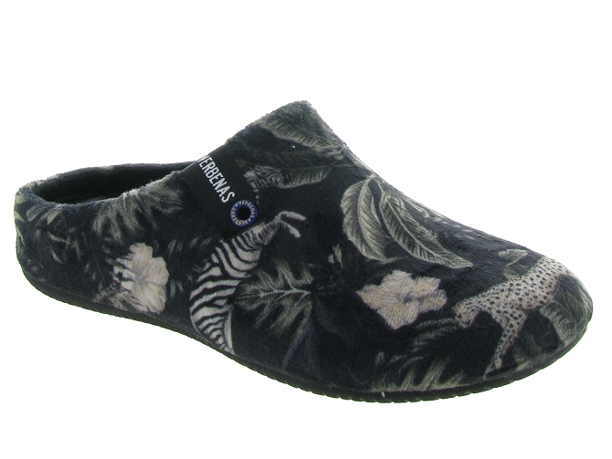 chaussons et pantoufles - Mules Sabots - femme - Synthétique - Noir - Verbenas4890601_2