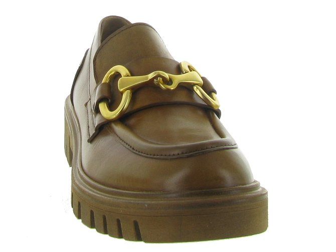 mocassins - Elégant - femme - Cuir - Marron - Julie dee4896402_3