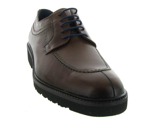 chaussures a lacets - Cérémonie - homme - Cuir - Marron - Fluchos4904501_3