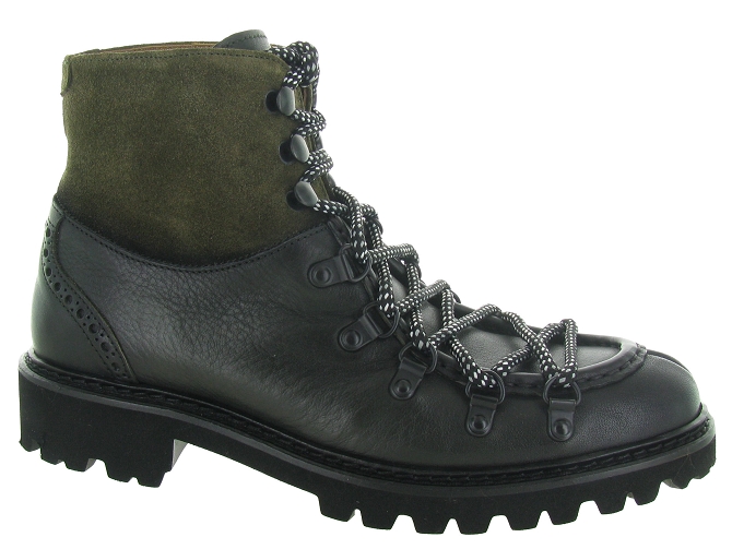 chaussures a lacets - Lacets détente - femme - Cuir - Kaki - Calce