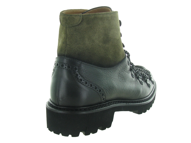 chaussures a lacets - Lacets détente - femme - Cuir - Kaki - Calce4905201_5