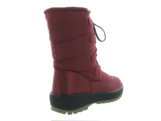 apres ski bottes fourrees - Chaussure neige - femme - Synthétique - Bordeaux - Olang4910901_5