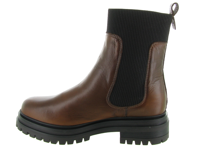 bottines et boots - Chelsea - femme - Cuir - Marron - Creator4913001_4