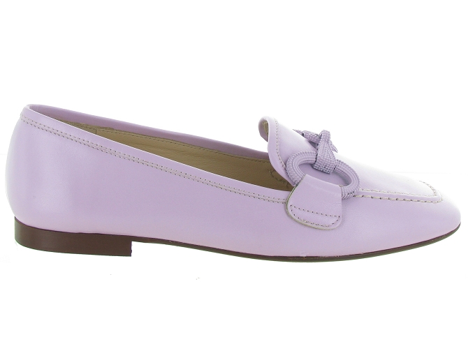 mocassins - Elégant - femme - Cuir - Violet - Giancarlo4913701_2