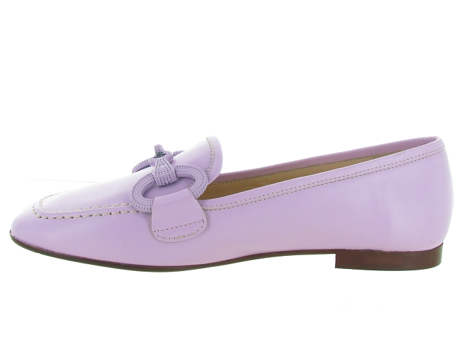 mocassins - Elégant - femme - Cuir - Violet - Giancarlo4913701_4