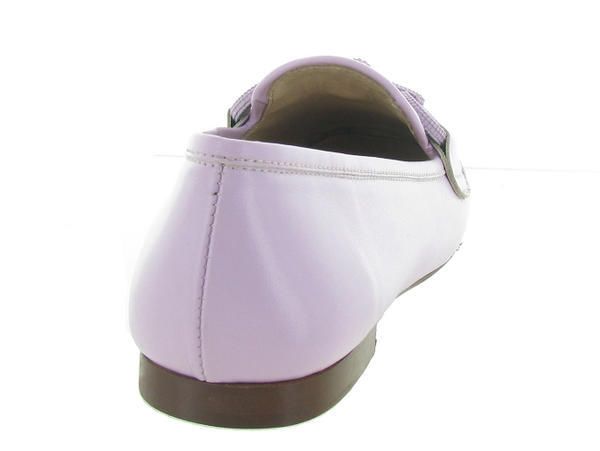 mocassins - Elégant - femme - Cuir - Violet - Giancarlo4913701_5