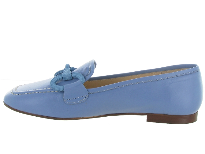 mocassins - Elégant - femme - Cuir - Bleu - Giancarlo4913704_4