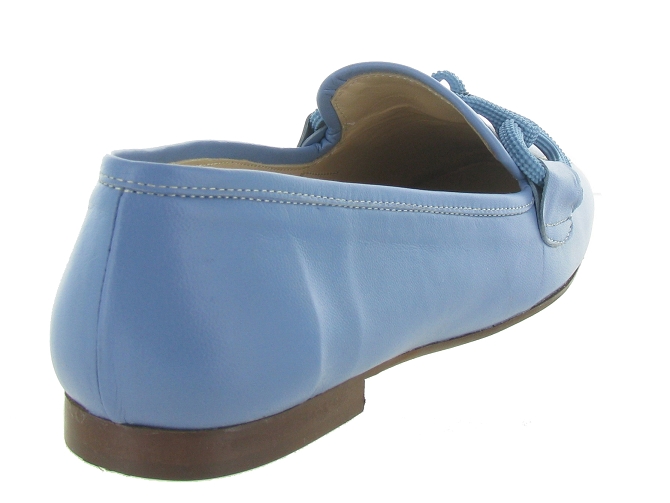 mocassins - Elégant - femme - Cuir - Bleu - Giancarlo4913704_5