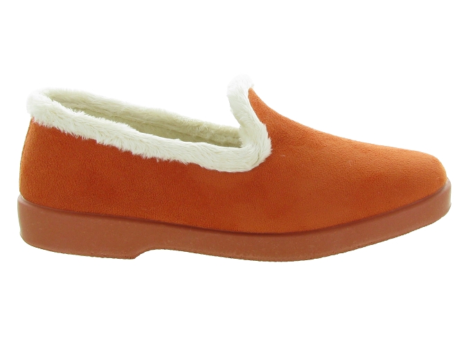 chaussons et pantoufles - Charentaise - femme - Synthétique - Orange - La maison de l espadrille4916103_2