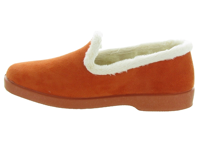 chaussons et pantoufles - Charentaise - femme - Synthétique - Orange - La maison de l espadrille4916103_4