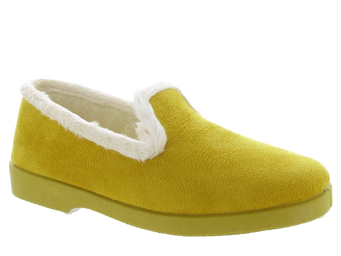 La maison de l espadrille chaussons et pantoufles 7635 neo charentaise jaune