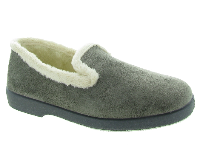 La maison de l espadrille chaussons et pantoufles 7635 neo charentaise gris