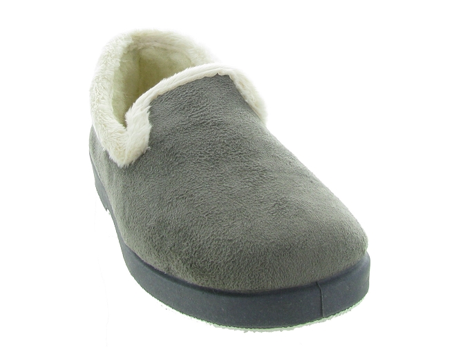 La maison de l espadrille chaussons et pantoufles 7635 neo charentaise gris4916105_3