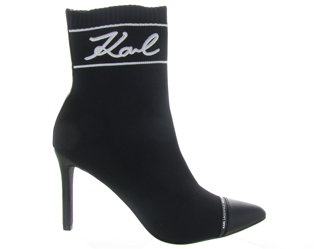 Karl lagerfeld bottines et boots kl31362 pandara noir4918501_2