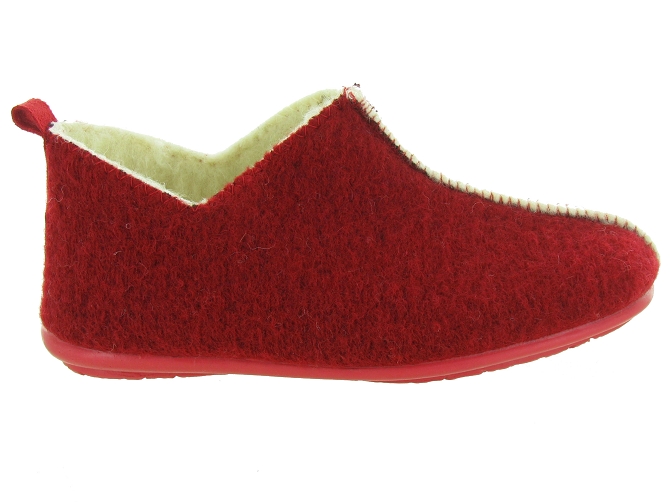 Maison armando chaussons et pantoufles 22w rouge4919603_4