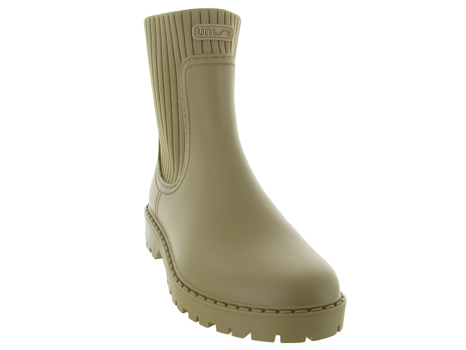 bottines et boots - Chaussette - femme - Synthétique - Beige - Unisa4919901_3