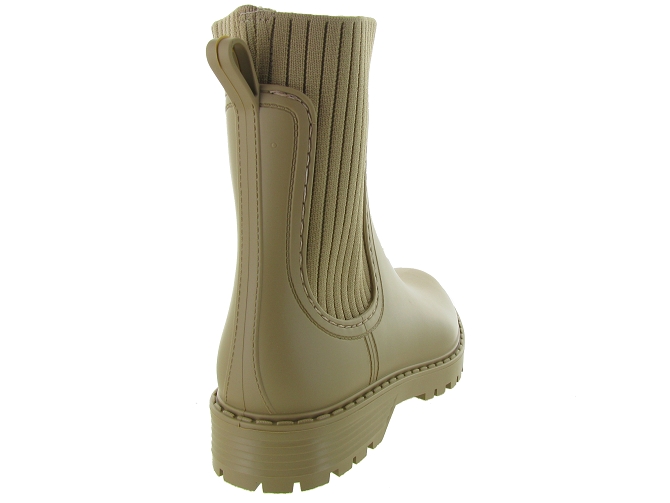 bottines et boots - Chaussette - femme - Synthétique - Beige - Unisa4919901_5