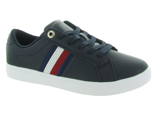 Tommy hilfiger baskets et sneakers essential stripes sneaker marine