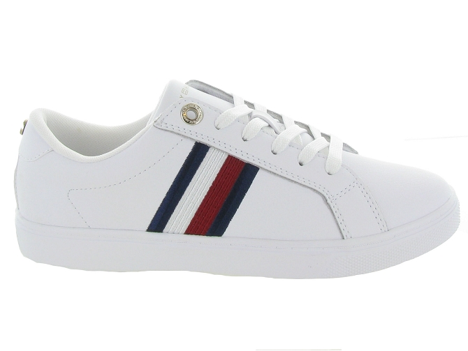 baskets et sneakers - Tendance - femme - Cuir - Blanc - Tommy hilfiger4922202_2