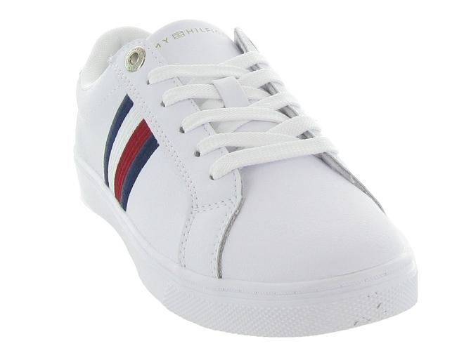 baskets et sneakers - Tendance - femme - Cuir - Blanc - Tommy hilfiger4922202_3