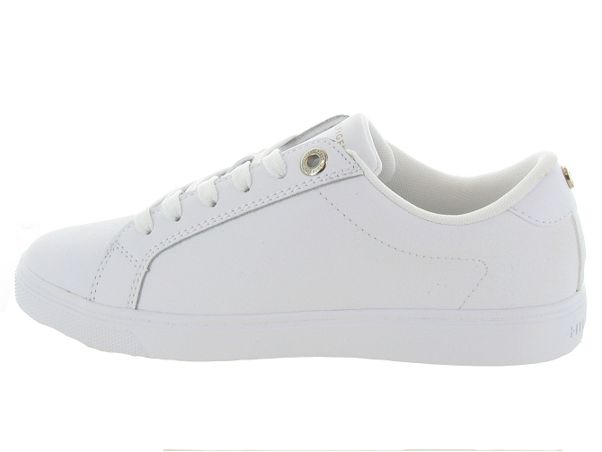 baskets et sneakers - Tendance - femme - Cuir - Blanc - Tommy hilfiger4922202_4