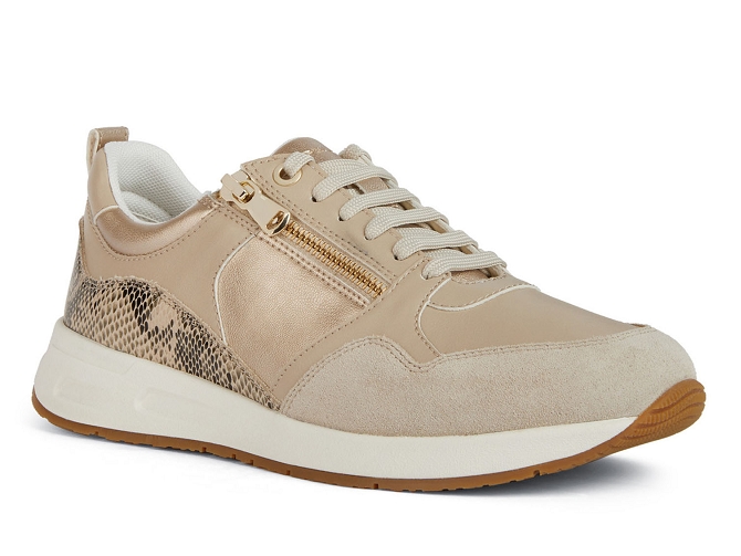 Geox baskets et sneakers d35nqa bulmya taupe