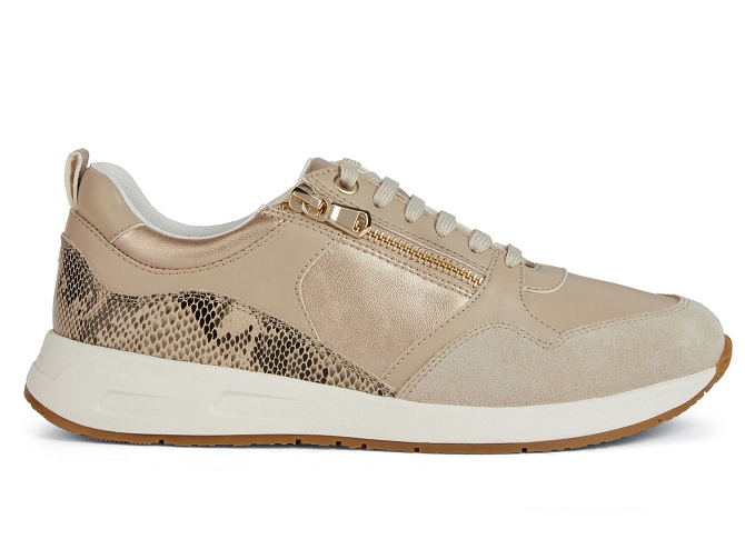 Geox baskets et sneakers d35nqa bulmya taupe4924802_2
