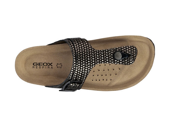 nu pieds - Mule Sabot - femme - Cuir - Bronze - Geox4925501_5