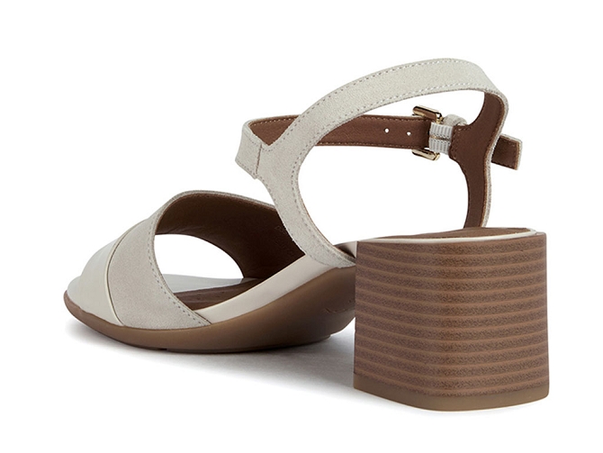 nu pieds - Cérémonie - femme - Cuir - Blanc - Geox4925801_3
