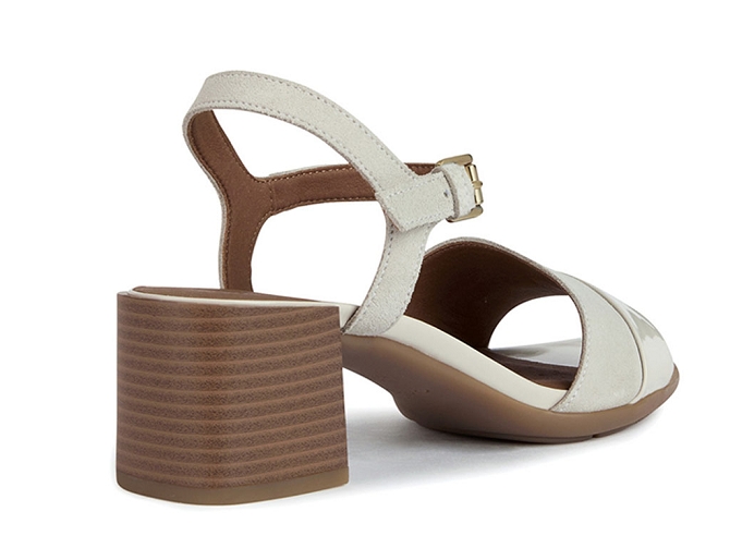 nu pieds - Cérémonie - femme - Cuir - Blanc - Geox4925801_4