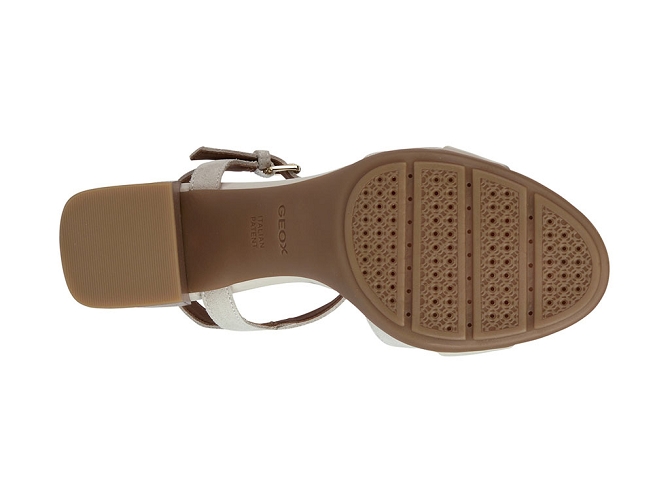 nu pieds - Cérémonie - femme - Cuir - Blanc - Geox4925801_6