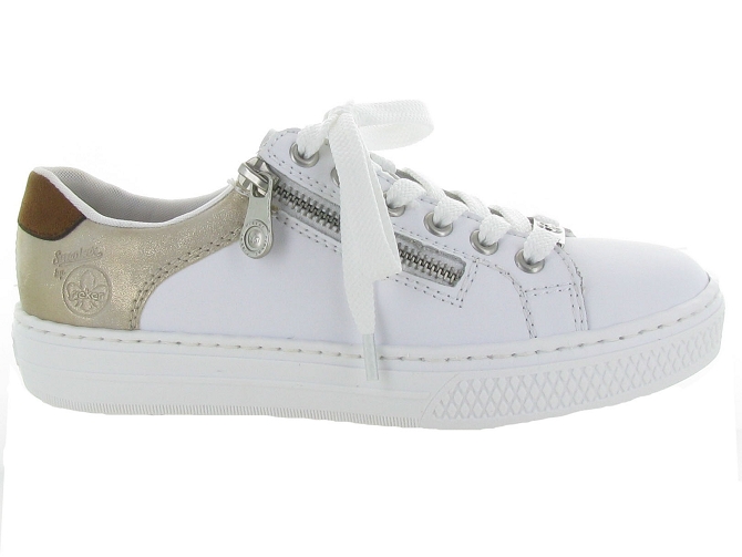 Rieker baskets et sneakers l59a1 blanc4926401_2