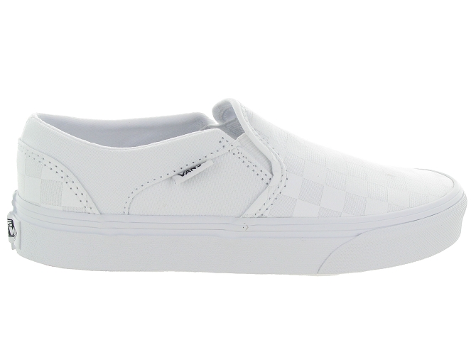 Vans baskets et sneakers asher checkerboard blanc4930301_2