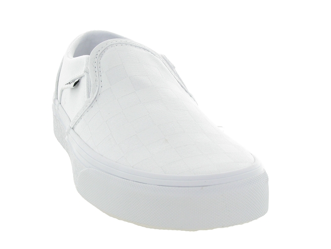 Vans baskets et sneakers asher checkerboard blanc4930301_3