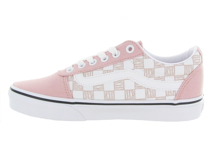 Vans baskets et sneakers ward vans logo rose4931001_4