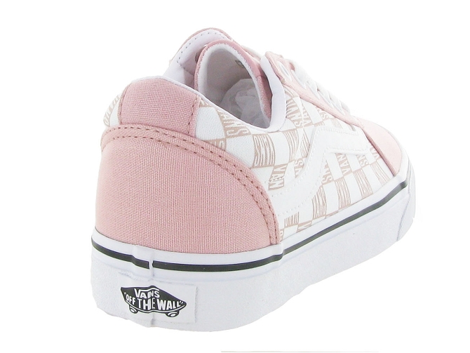 Vans baskets et sneakers ward vans logo rose4931001_5