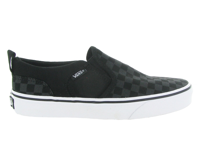 Vans baskets et sneakers asher checker noir4931301_2