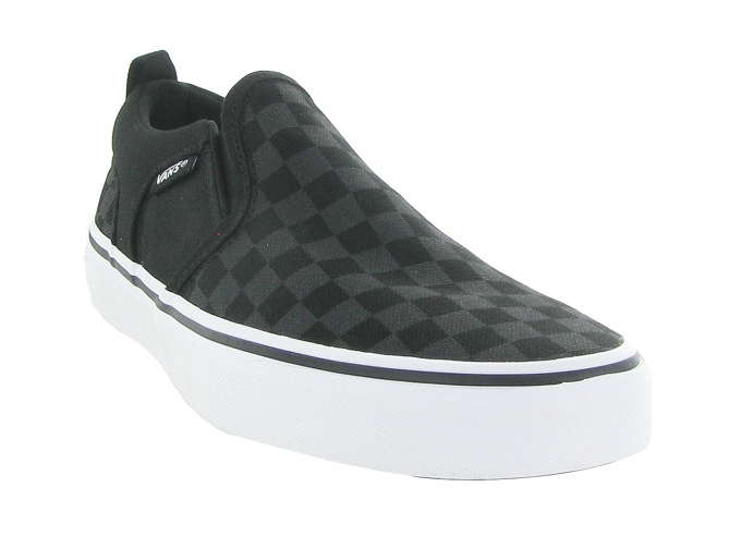 Vans baskets et sneakers asher checker noir4931301_3