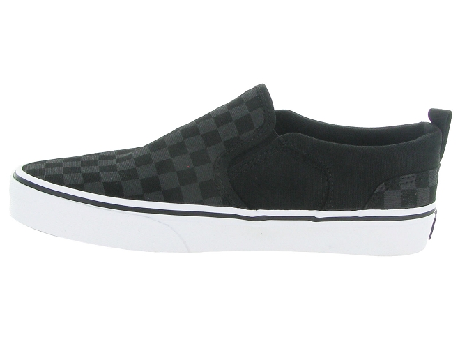 Vans baskets et sneakers asher checker noir4931301_4