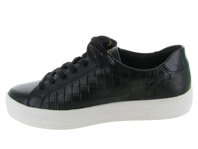 baskets et sneakers - Confort - femme - Cuir - Noir - Remonte4932501_4