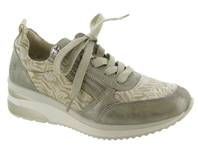 baskets et sneakers - Confort - femme - Synthétique - Beige - Remonte