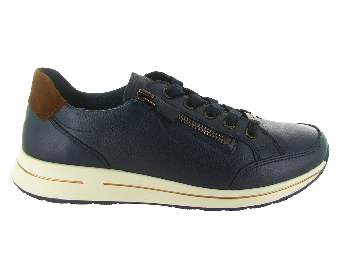 baskets et sneakers - Confort - femme - Cuir - Bleu Marine - Ara4933603_2